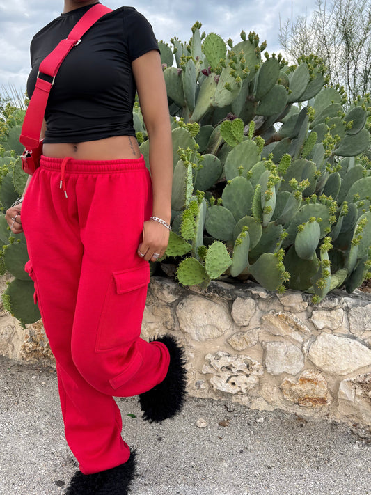 Chill Out Loose Cargo Sweats