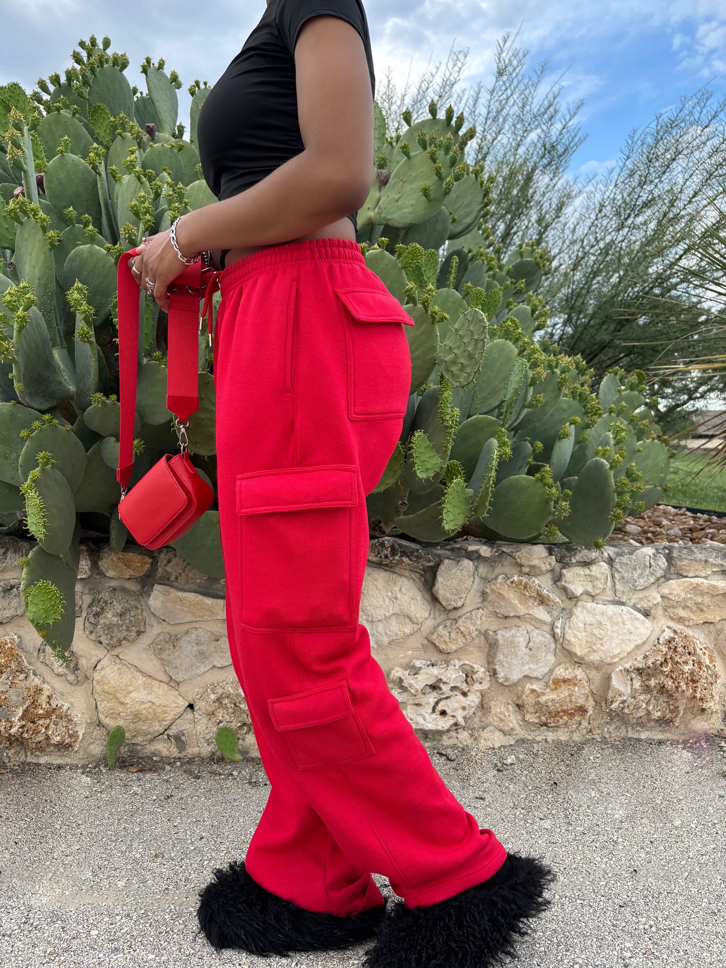 Chill Out Loose Cargo Sweats